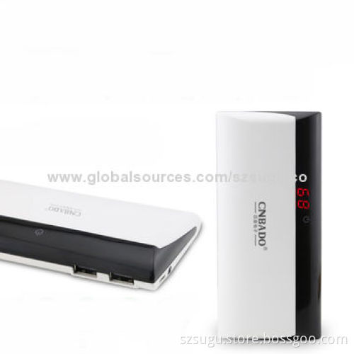 12000mAh USB portable power bank external battery